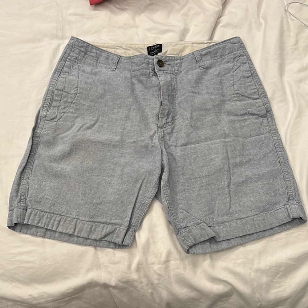 J. Crew Gray Flat Front Shorts Classic Style